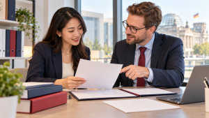 Ảnh minh họa chuyên gia rà soát bằng cấp và điều kiện hành nghề tại Đức