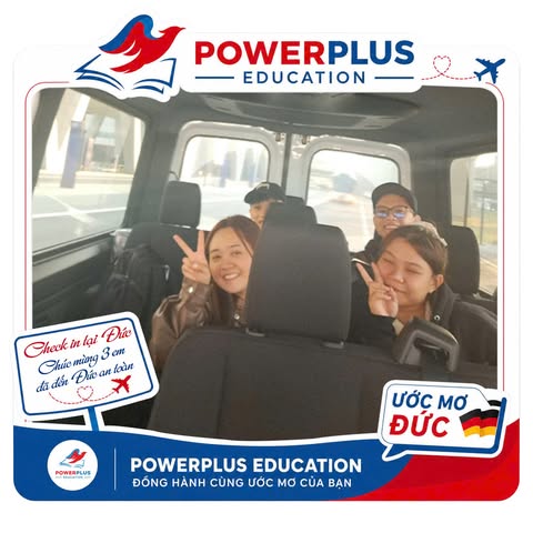 Hành trang mới của học viên PowerPlus tại Đức
