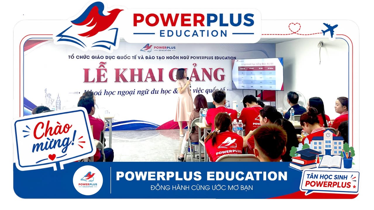 Cô Trần Thị Oanh - Trưởng Phòng đào tạo PowerPlus chia sẻ lộ trình học tập với tân học viên