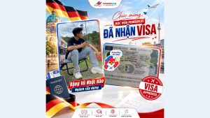 Chúc mừng Đặng Vũ Nhật Hào nhận Visa Đức ngành Xây dựng cùng PowerPlus