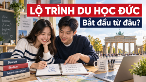 Ảnh minh họa người học lập kế hoạch học tiếng và chuẩn bị lộ trình du học Đức